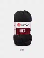 Черный пряжа YarnArt Ideal, 100% хлопок, 50 г, 170 м
