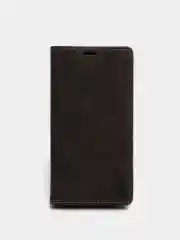 Тёмно-коричневый чехол для iPhone XR с карманом для карт и подставкой