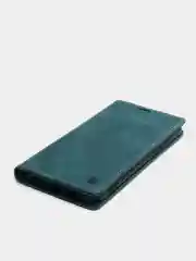 Тёмно-зелёный чехол для iPhone XR с карманом для карт и подставкой