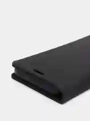 Черный чехол для iPhone 13 Pro с карманом для карт и подставкой