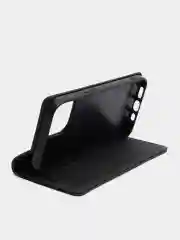 Черный чехол для iPhone 13 Pro с карманом для карт и подставкой