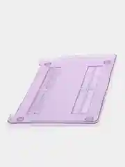 Сиреневый чехол-накладка (прозрачная) для ноутбука Apple Macbook (чехол для Макбука)