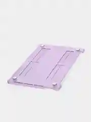Сиреневый чехол-накладка (прозрачная) для ноутбука Apple Macbook (чехол для Макбука)