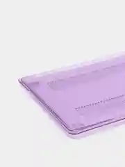 Сиреневый чехол-накладка (прозрачная) для ноутбука Apple Macbook (чехол для Макбука)