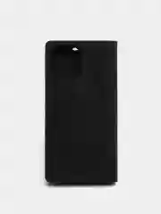 Черный чехол для iPhone 12 Pro Max с карманом для карт и подставкой