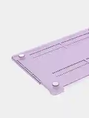 Сиреневый чехол-накладка (прозрачная) для ноутбука Apple Macbook (чехол для Макбука)