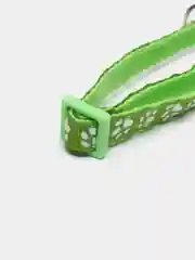 Лайм регулируемый ошейник для кошек и мелких собак, с колокольчиком