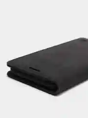 Черный чехол для iPhone X/ Xs с карманом для карт и подставкой