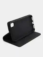 Черный чехол для iPhone X/ Xs с карманом для карт и подставкой