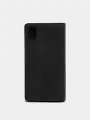 Черный чехол для iPhone X/ Xs с карманом для карт и подставкой