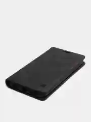 Черный чехол для iPhone X/ Xs с карманом для карт и подставкой