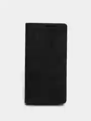 Черный чехол для iPhone 13 Pro Max с карманом для карт и подставкой