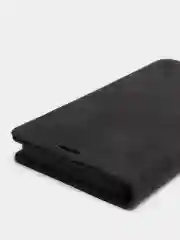 Черный чехол для iPhone 13 Pro Max с карманом для карт и подставкой