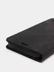 Черный чехол для iPhone 13, с карманом для карт и подставкой