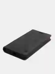 Черный чехол для iPhone 12/ 12 Pro, с карманом для карт и подставкой