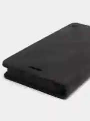 Черный чехол для iPhone 12/ 12 Pro, с карманом для карт и подставкой