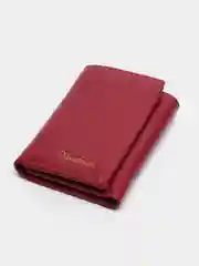 Багровый кошелек женский