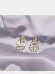 Серьги-гвозди в геометрической форме, креативная сумка со старазами, элегантные украшения