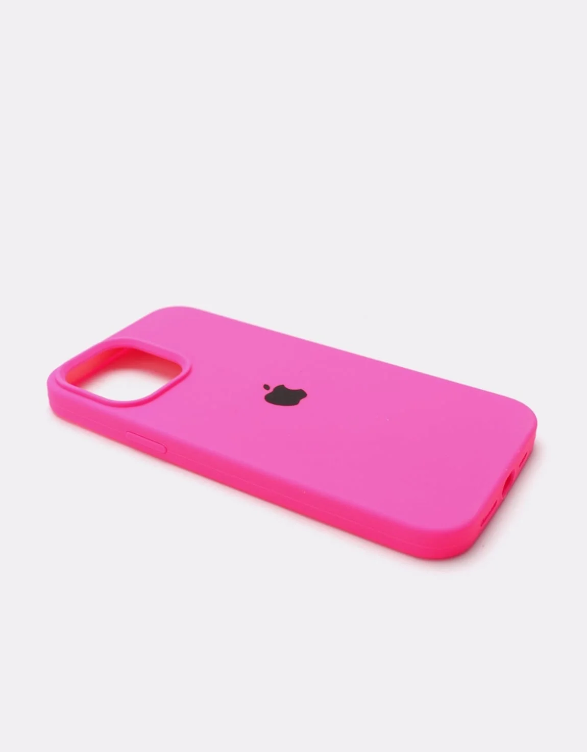 Фуксия силиконовый защитный чехол для iPhone 13 с закрытым низом