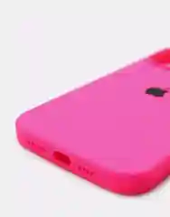 Фуксия силиконовый защитный чехол для iPhone 13 с закрытым низом