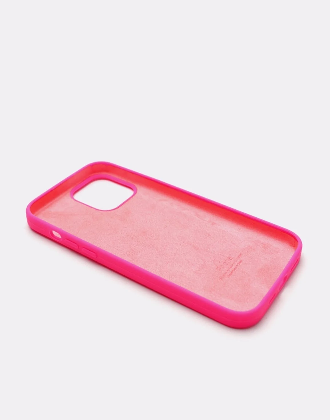 Фуксия силиконовый защитный чехол для iPhone 13 с закрытым низом