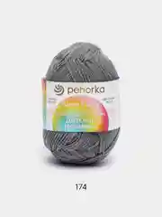 Серый меланж пряжа Пехорка "Детская новинка", 100% акрил, 50 г, 200 м