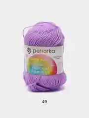 Аметистовый пряжа Пехорка "Детская новинка", 100% акрил, 50 г, 200 м