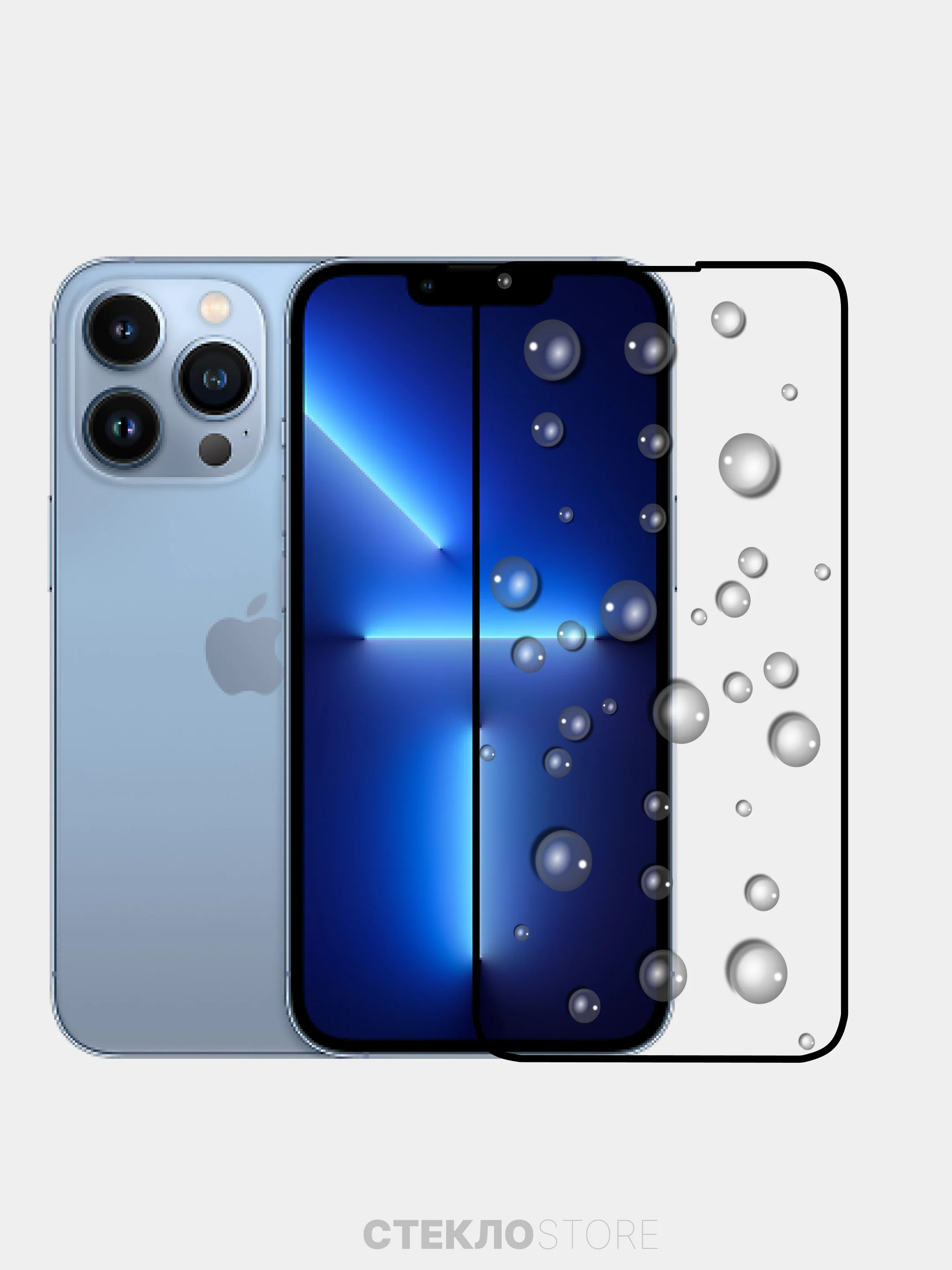 Защитное стекло для iPhone 13, 13 Pro, 13 Pro Max, 13 Mini, 2 штуки
