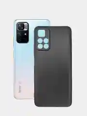 Черный чехол для Xiaomi Poco M4 Pro 5G, Redmi Note 11 5G, Редми Нот 11 5G черный, силиконовый