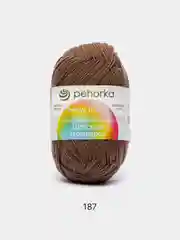 Шоколадный пряжа Пехорка "Детская новинка", 100% акрил, 50 г, 200 м