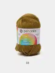 Оливковый пряжа Пехорка "Детская новинка", 100% акрил, 50 г, 200 м