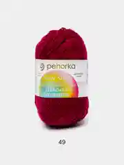 Багровый пряжа Пехорка "Детская новинка", 100% акрил, 50 г, 200 м