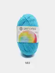 Бирюзовый пряжа Пехорка "Детская новинка", 100% акрил, 50 г, 200 м