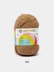 Бежевый меланж пряжа Пехорка "Детская новинка", 100% акрил, 50 г, 200 м