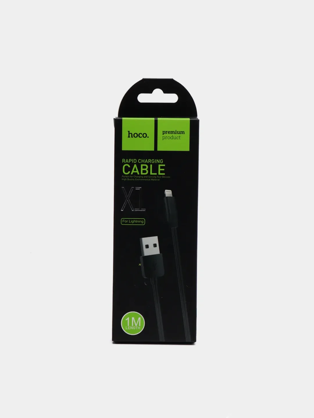 Белый кабель зарядный Hoco X1, Type-C, Micro-USB, Lightning (для iPhone и Android)