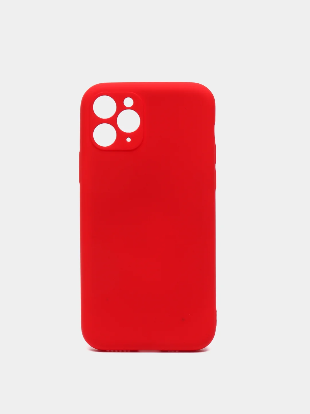 Красный чехол силиконовый для iPhone 11, 11 Pro, 11 Pro Max, Mobios