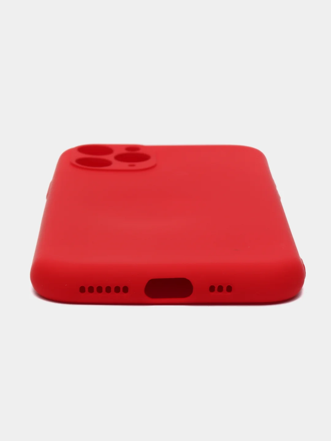 Красный чехол силиконовый для iPhone 11, 11 Pro, 11 Pro Max, Mobios