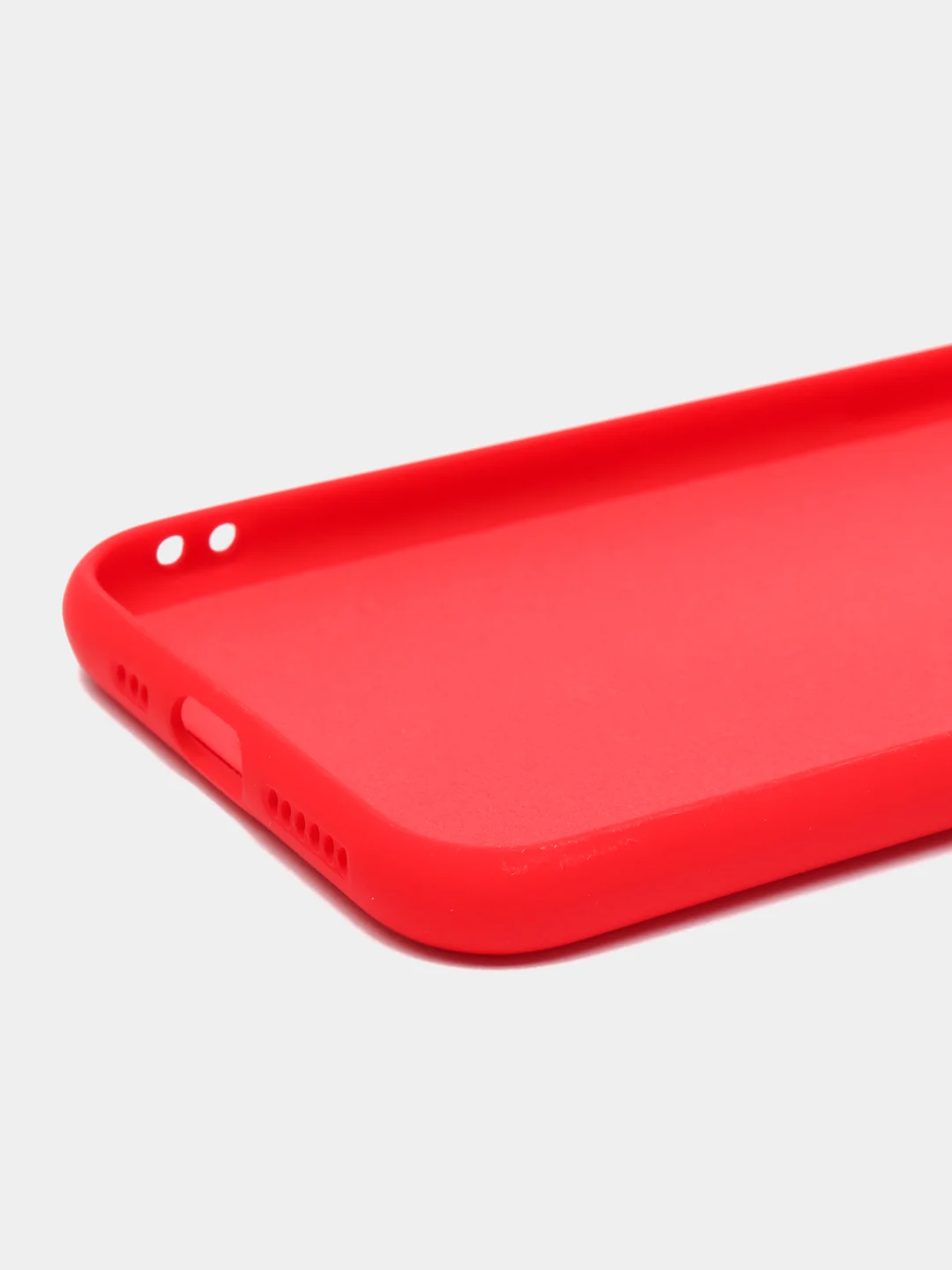 Красный чехол силиконовый для iPhone 11, 11 Pro, 11 Pro Max, Mobios