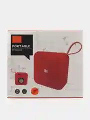 Багровый портативная колонка Stereo BT Speakers