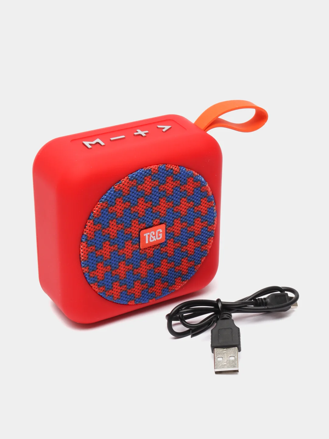 Багровый портативная колонка Stereo BT Speakers