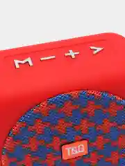 Багровый портативная колонка Stereo BT Speakers