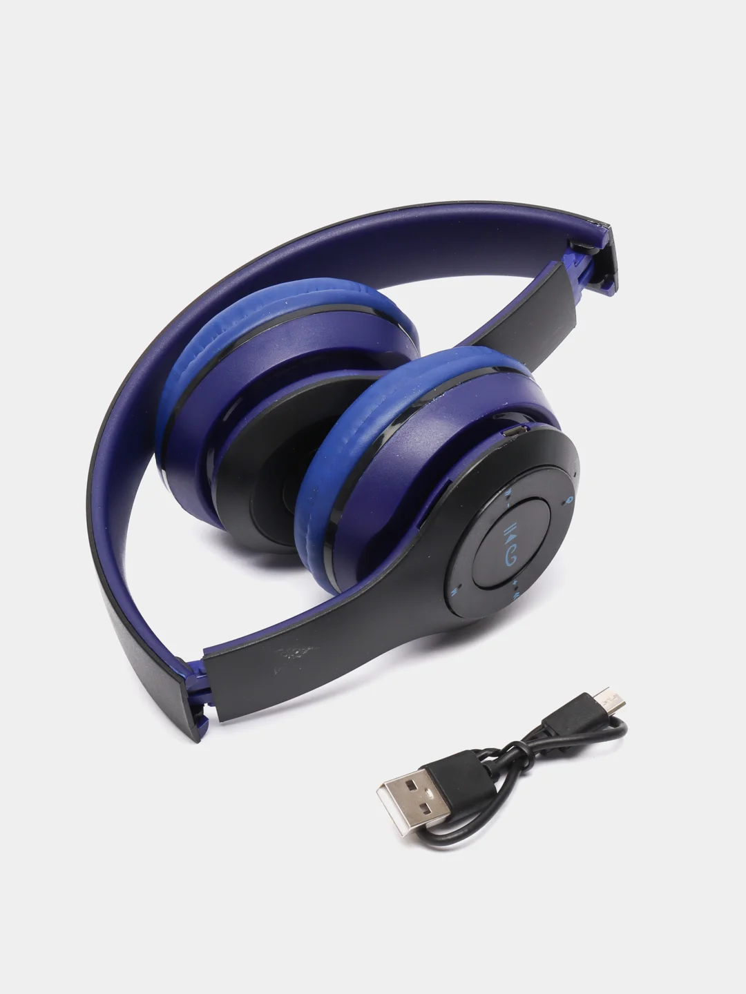 Синий наушники Bluetooth беспроводные, Полноразмерные наушники, Borofone BO4