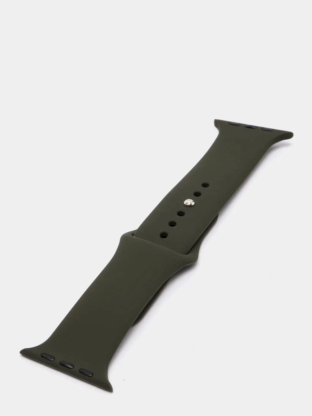 Тёмно-коричневый силиконовый ремешок для смарт часов Apple Watch, силиконовый браслет