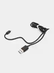Черный блок питания с кабелем Micro-USB, зарядное устройство, 1USB, 1A, More Choice NC33