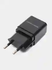 Черный блок питания с кабелем Micro-USB, зарядное устройство, 1USB, 1A, More Choice NC33