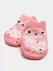 Коралловый меланж детские носки пинетки, нескользящие, тапочки для первых шагов