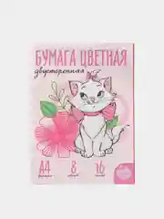 Зеленый бумага цветная "Холодное сердце, Тачки, Марвел, My little пони, Принцессы", А4 / А5