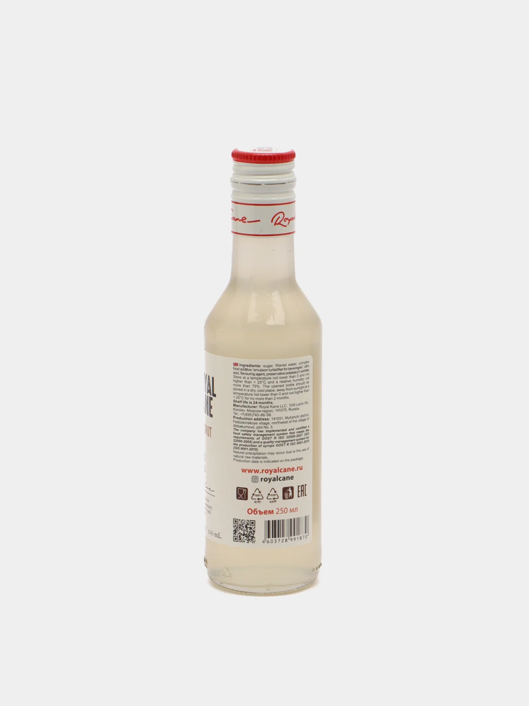 Сироп "Кокос", 0,25 л