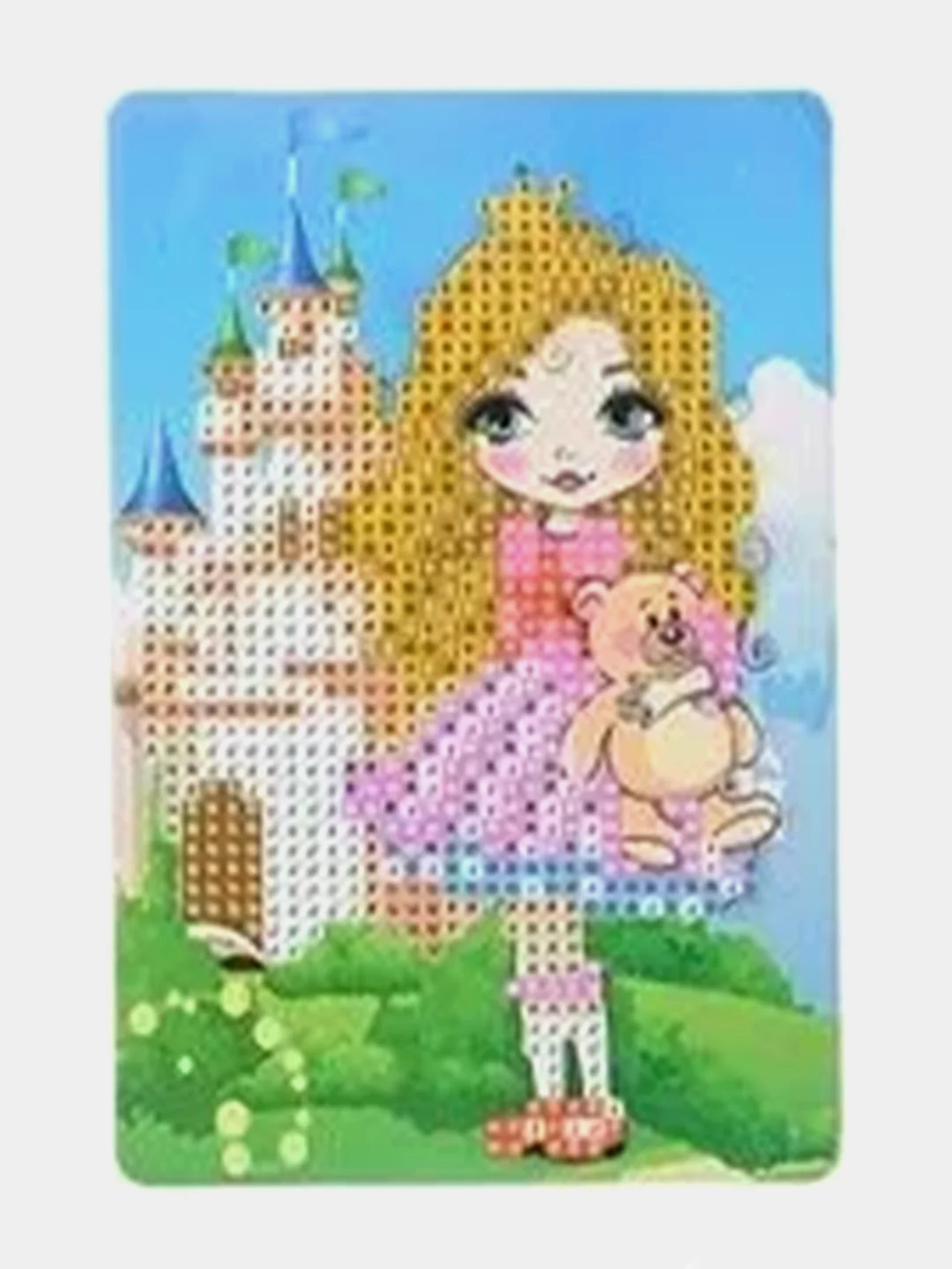 Бронзовый алмазная мозаика по номерам для детей, 10*15, 15*20 см