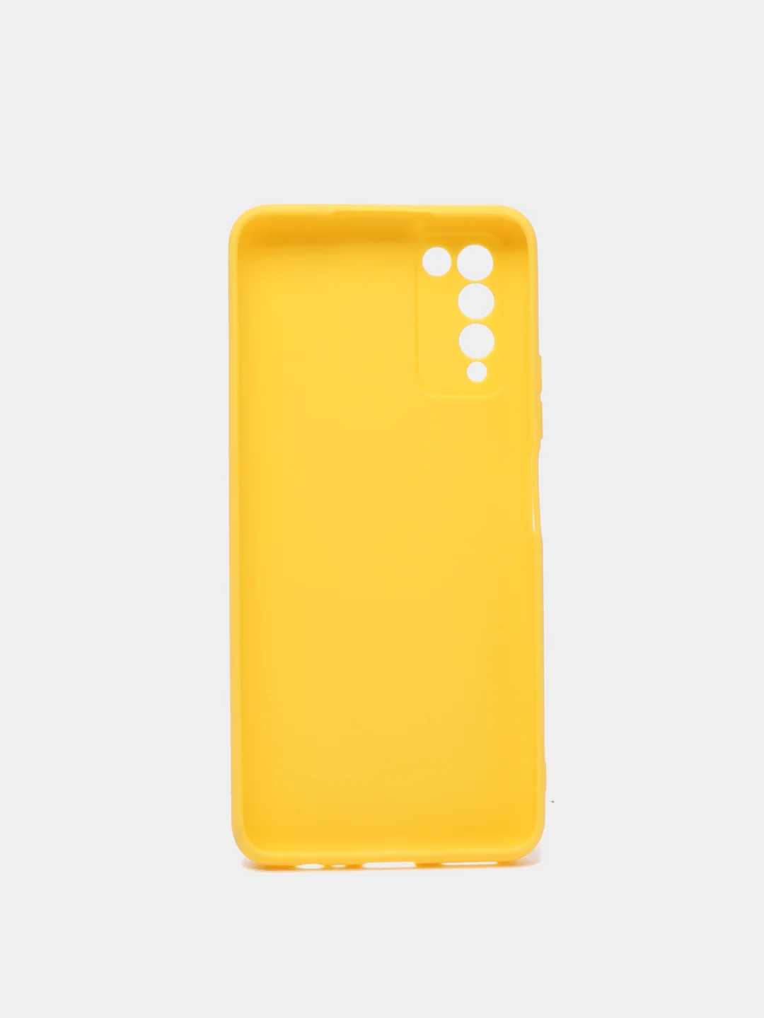 Желтый чехол для Huawei Honor 10X Lite силиконовый, матовый, однотонный